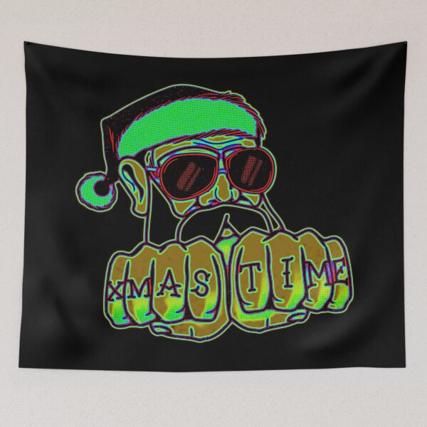 Item preview, Cool Xmas Time Colorful Neon Santa in Shades For Christmas designed and sold by UrTops.
