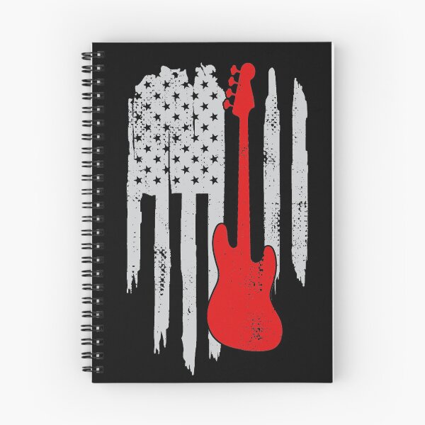 Item preview, Electric Bass Guitar American Flag Musician  designed and sold by Vanover Designs.