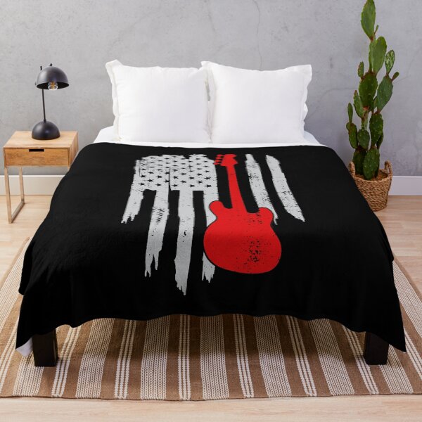 Item preview, Electric Bass Guitar American Flag Musician  designed and sold by Vanover Designs.