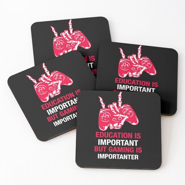 Item preview, Education is important but gaming is importanter designed and sold by chadtees.