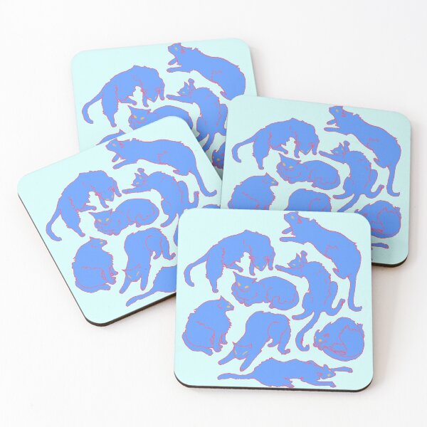 Item preview, Bundle of Cats - Blue designed and sold by Jacky K.