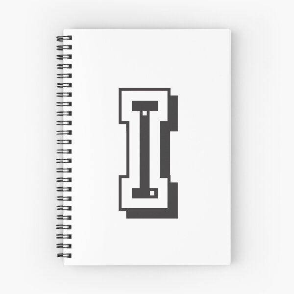 Item preview, Letter I in college font University Uni USA designed and sold by GeogDesigns.