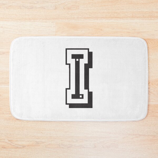 Item preview, Letter I in college font University Uni USA designed and sold by GeogDesigns.
