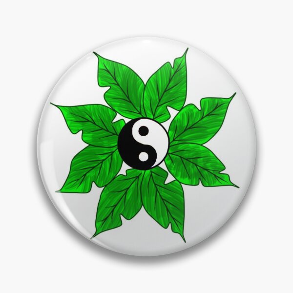 Item preview, Ying Yang with plants. designed and sold by SohanaMD.