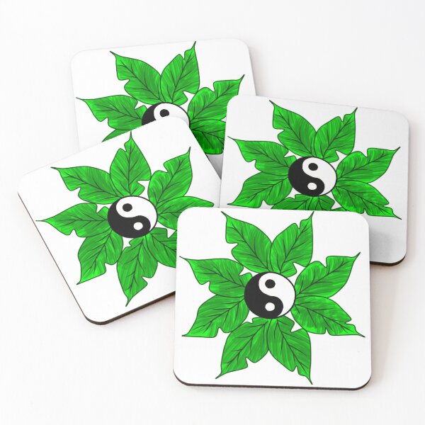 Item preview, Ying Yang with plants. designed and sold by SohanaMD.