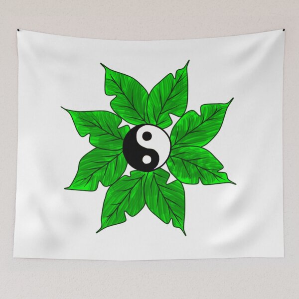 Item preview, Ying Yang with plants. designed and sold by SohanaMD.