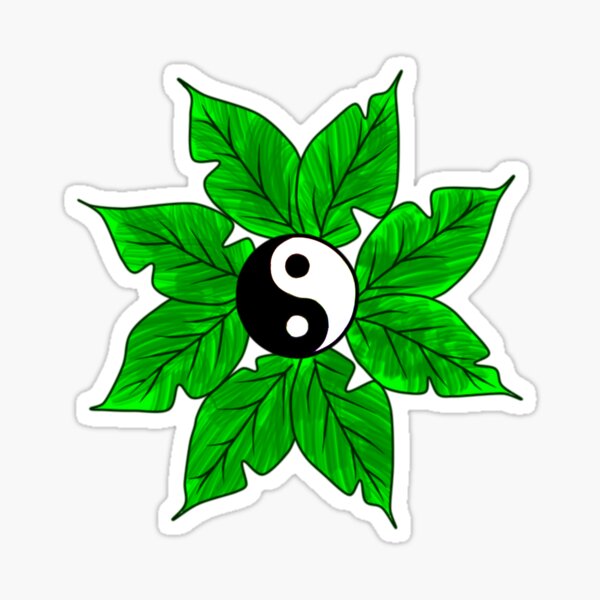 Vista previa del artículo con la obra «Ying Yang con plantas.», diseñado y vendido por SohanaMD.