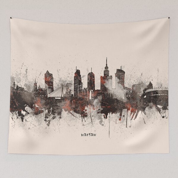 Item preview, warsaw skyline designed and sold by BekimART2.