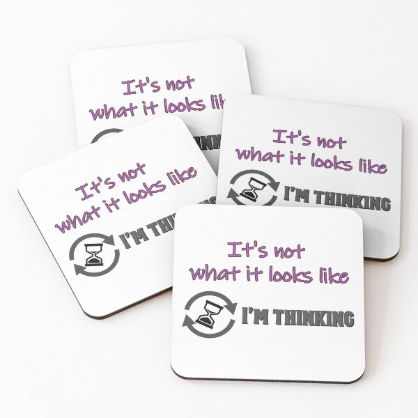 Item preview, I'm thinking. Smart and sarcastic joke design. designed and sold by Ricardo Gutierrez.