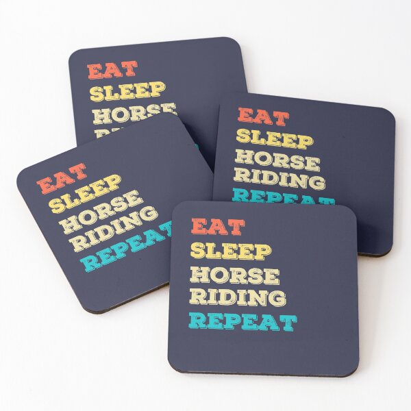 Item preview, Funny Eat Sleep Horse Riding  Repeat, Funny Horse Riding Lover Joke Gifts designed and sold by Noahlaz.