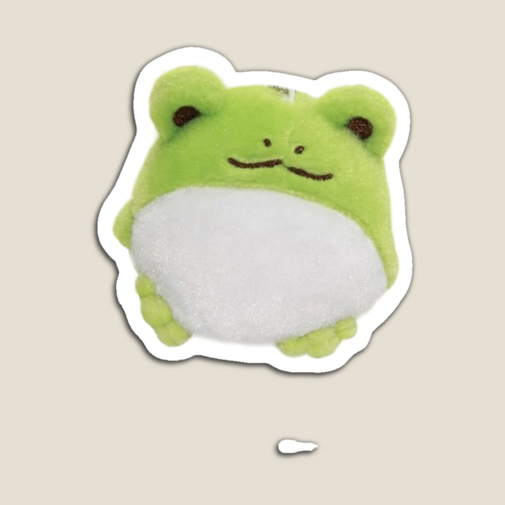 two frog plushies Sticker for Sale by mandynl15