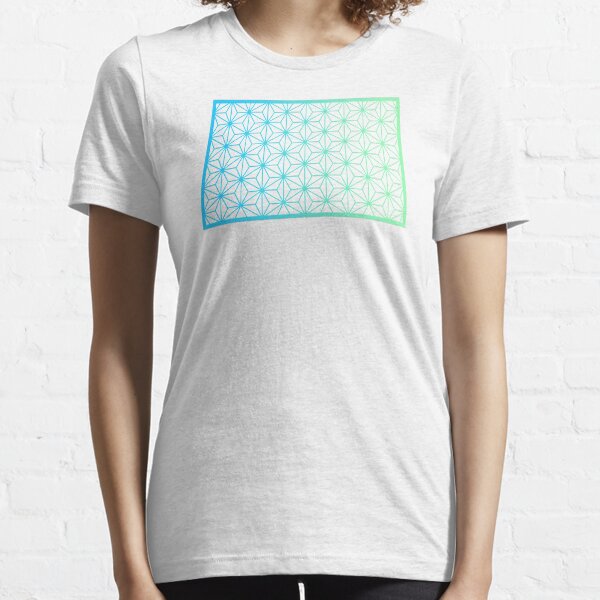 Asanoha Traditional Japanese Wagara Pattern - Psychedelic V2 Essential T-Shirt
