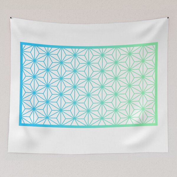 Item preview, Asanoha Traditional Japanese Wagara Pattern - Psychedelic V2 designed and sold by yusuke-art.