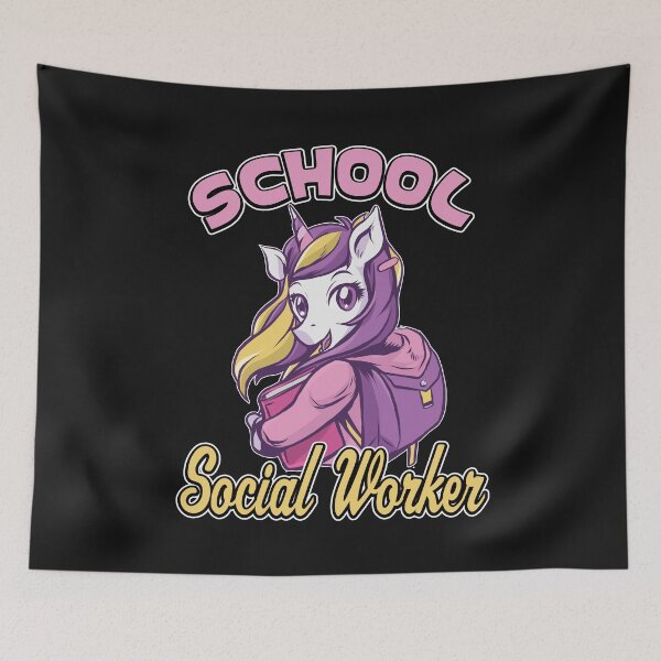 Item preview, School Social Worker Unicorn Lovers designed and sold by sunnym79.