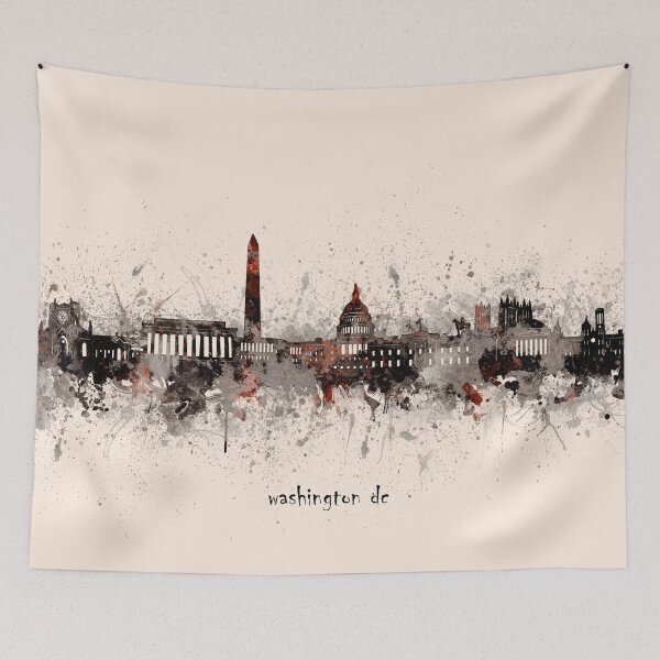 Item preview, washington dc skyline designed and sold by BekimART2.