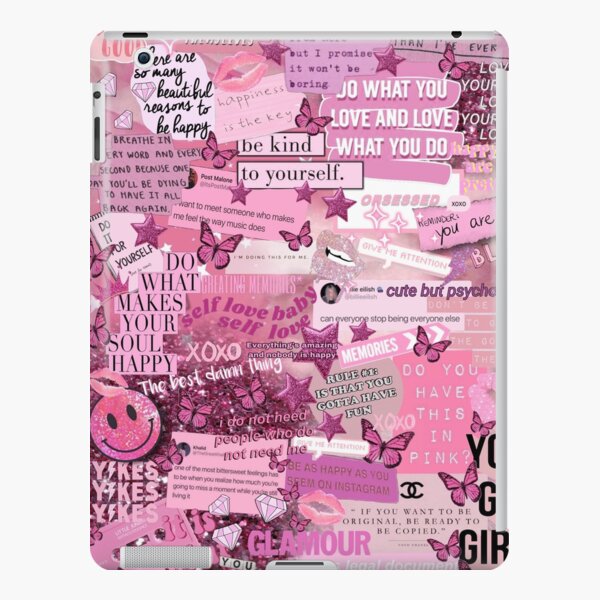 Pink Aesthetic Collage Ipad Case Skin By Corridunn Redbubble