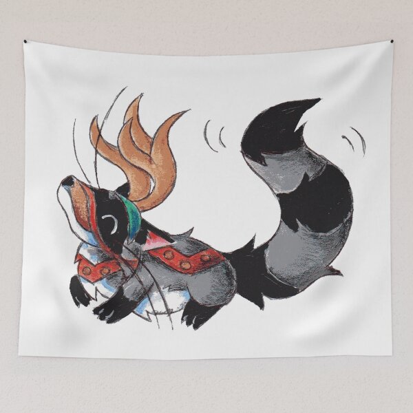 Item preview, Masked Reindeer designed and sold by KOKeefeArt.