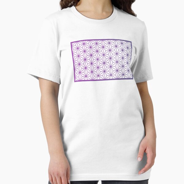 Asanoha Traditional Japanese Wagara Pattern - Psychedelic V3 Essential T-Shirt