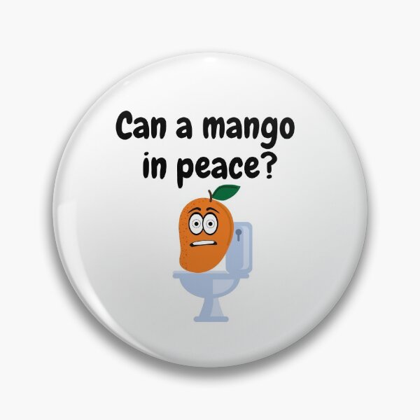 Item preview, Can A Mango In Peace Black Font designed and sold by ChaiApparel.