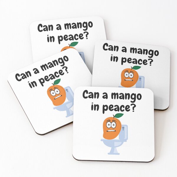 Item preview, Can A Mango In Peace Black Font designed and sold by ChaiApparel.