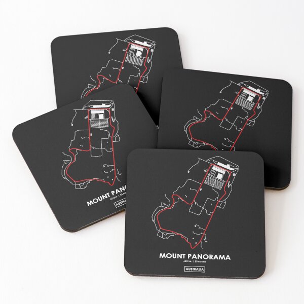 Item preview, MOUNT PANORAMA - AUSTRALIA TRACK MAP 2.0 RED designed and sold by andreanastasio.