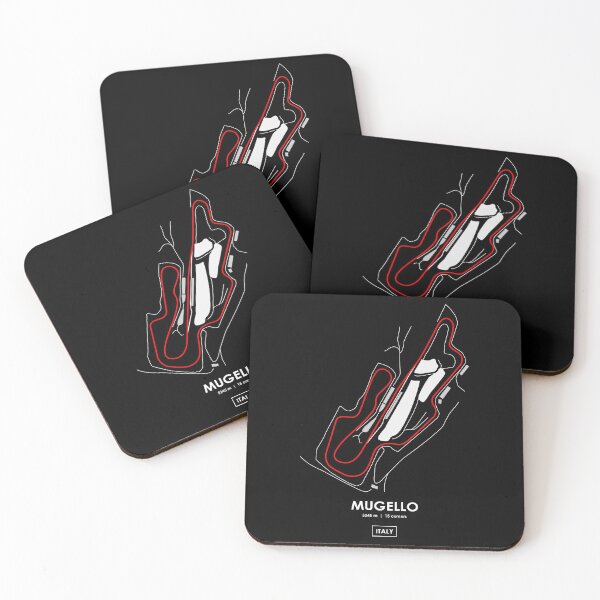 Item preview, MUGELLO - ITALY TRACK MAP 2.0 RED designed and sold by andreanastasio.