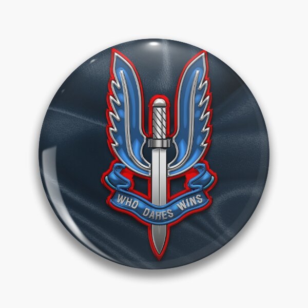Artikelvorschau, Spezieller Flugdienst - SAS Insignia over Unit Flag entworfen und verkauft von Serge Averbukh Art Studio.