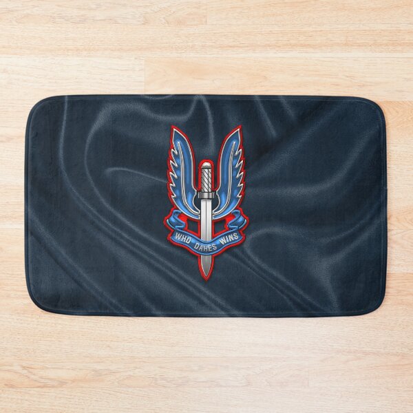 Item preview, Special Air Service - SAS Insignia over Unit Flag designed and sold by Serge Averbukh Art Studio.