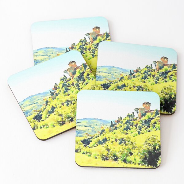 Item preview, Brisighella: landscape with castle designed and sold by Giuseppe Cocco.