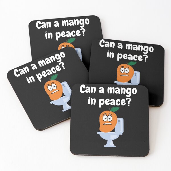 Item preview, Can A Mango In Peace White Font designed and sold by ChaiApparel.