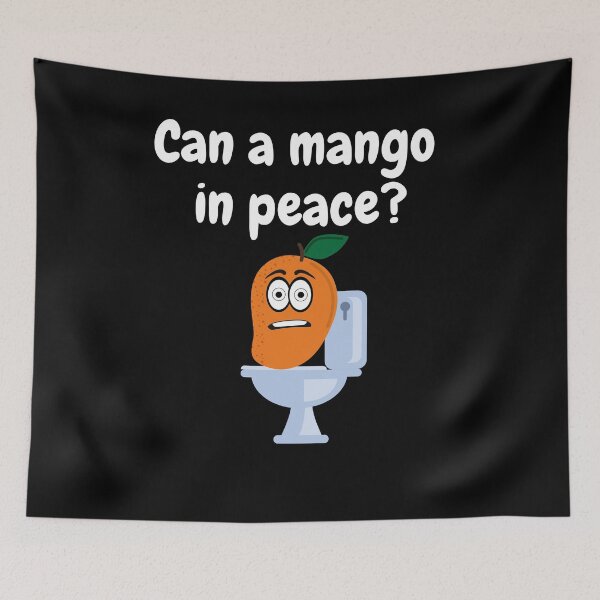 Item preview, Can A Mango In Peace White Font designed and sold by ChaiApparel.