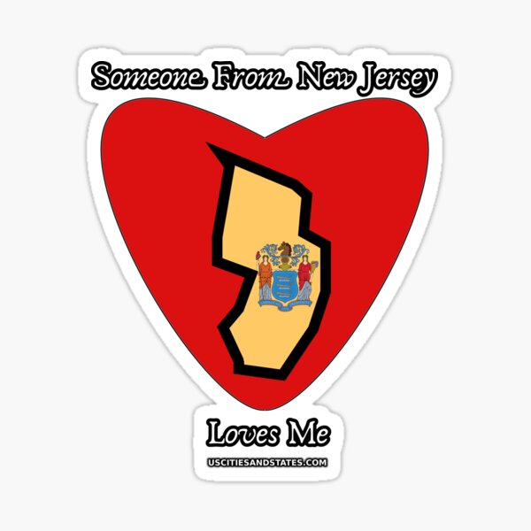 Item preview, Someone From New Jersey Loves Me designed and sold by citiesandstates.