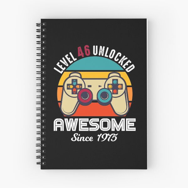 Item preview, Level 46 Unlocked Birthday Awesome Since 1975 designed and sold by RandomStuffShop.