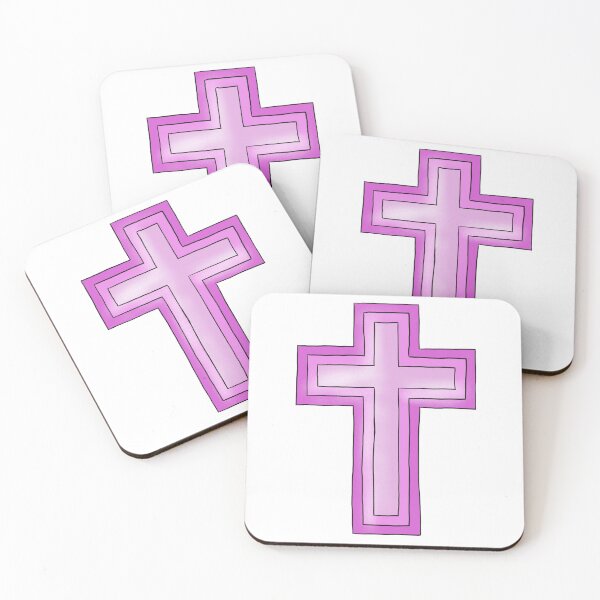 Item preview, Pink three Layered Cross designed and sold by NeedlingGod.