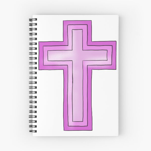 Aperçu de l'œuvre Croix rose à trois couches créée et vendue par NeedlingGod.