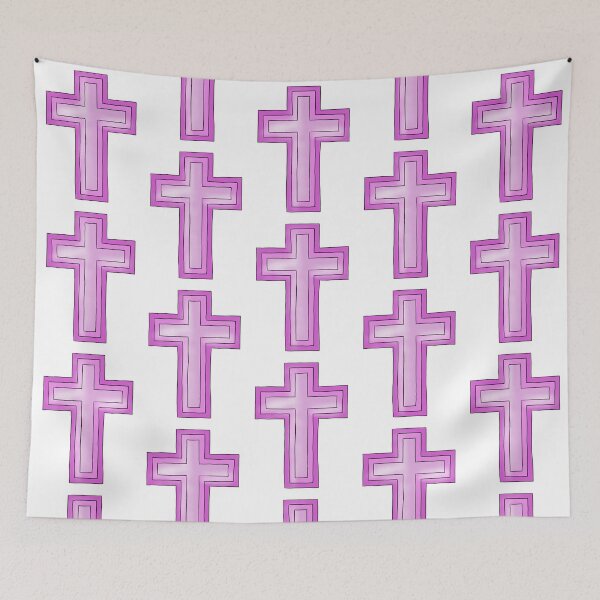 Item preview, Pink three Layered Cross designed and sold by NeedlingGod.