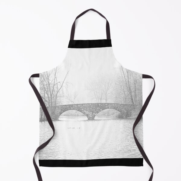 Item preview, Snow at Clove Lakes double bridge designed and sold by ShootFirstNYC.