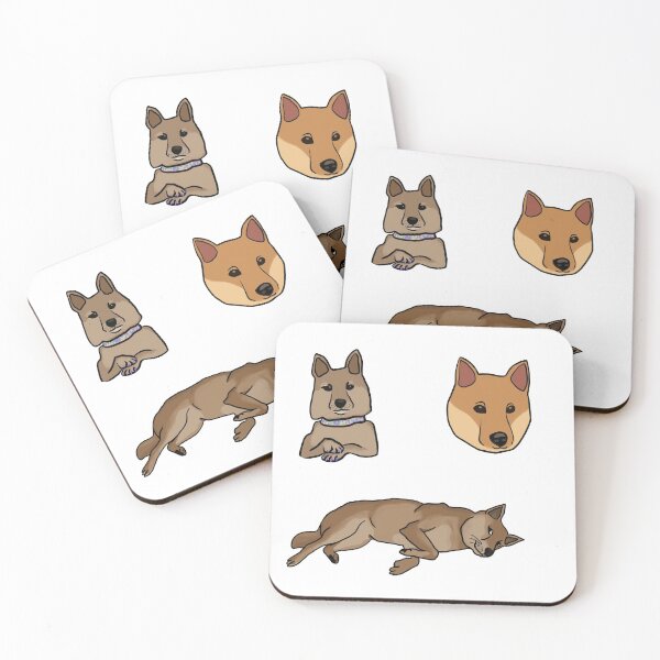 Item preview, Shiba inu dog sticker pack designed and sold by Listrenect.