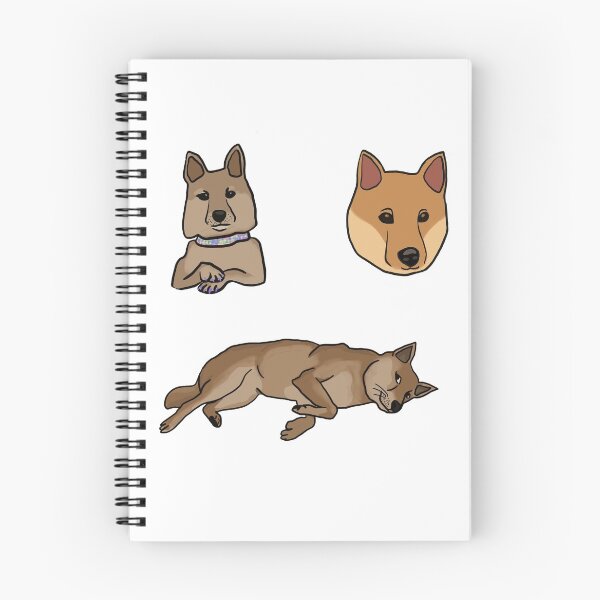 Item preview, Shiba inu dog sticker pack designed and sold by Listrenect.