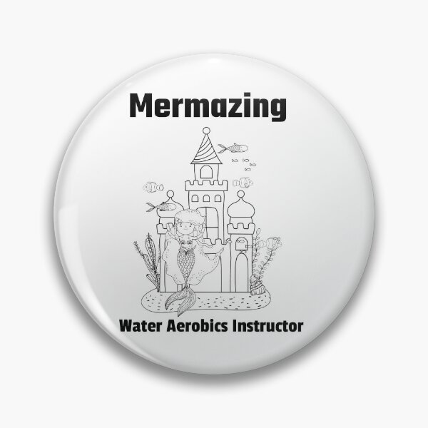 Item preview, Mermazing Water Aerobics Instructor designed and sold by piskwi.