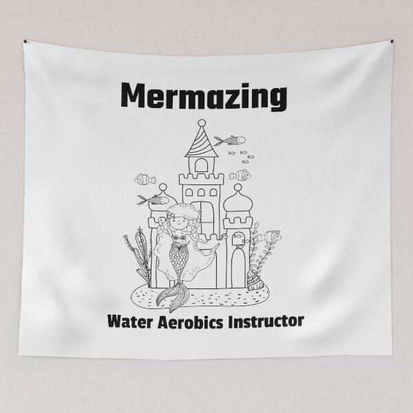 Item preview, Mermazing Water Aerobics Instructor designed and sold by piskwi.