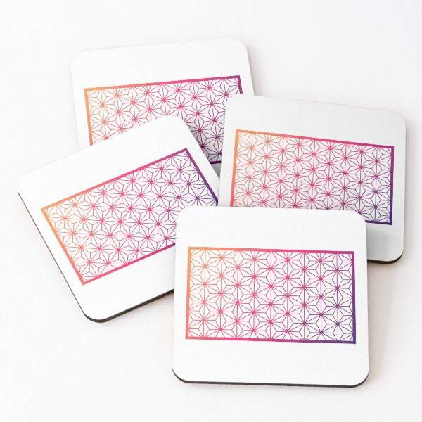Item preview, Asanoha Traditional Japanese Wagara Pattern - Psychedelic V4 designed and sold by yusuke-art.