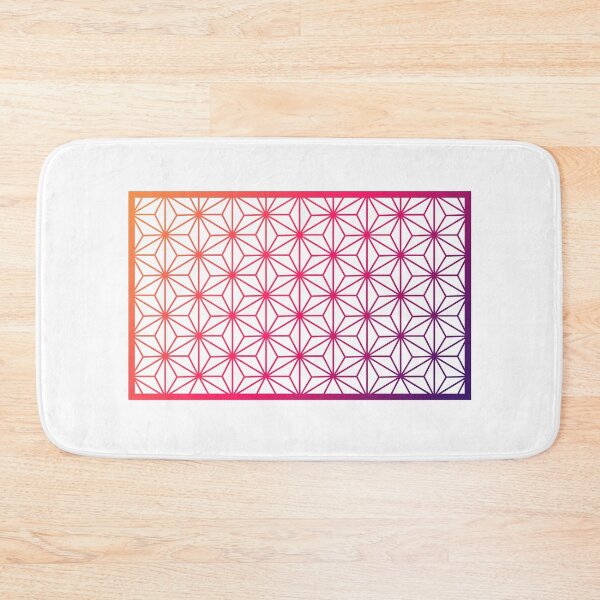 Item preview, Asanoha Traditional Japanese Wagara Pattern - Psychedelic V4 designed and sold by yusuke-art.