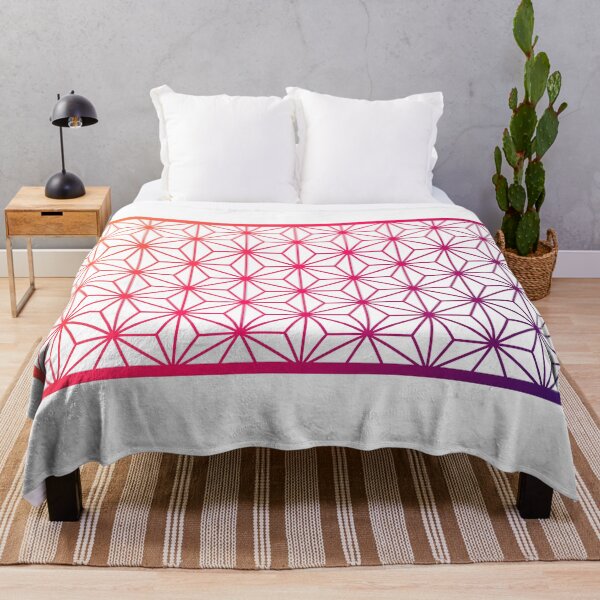 Item preview, Asanoha Traditional Japanese Wagara Pattern - Psychedelic V4 designed and sold by yusuke-art.