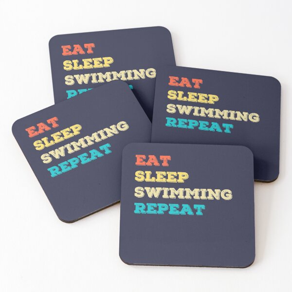 Item preview, Funny Eat Sleep Swimming Repeat, Funny Swimming Lover Christmas Gifts designed and sold by Noahlaz.