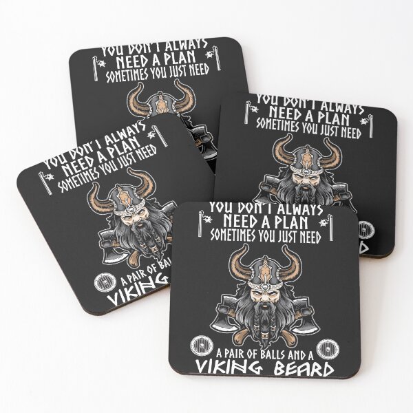 Item preview, A Pair of Ball and a Viking Beard Viking Lover designed and sold by sunnym79.