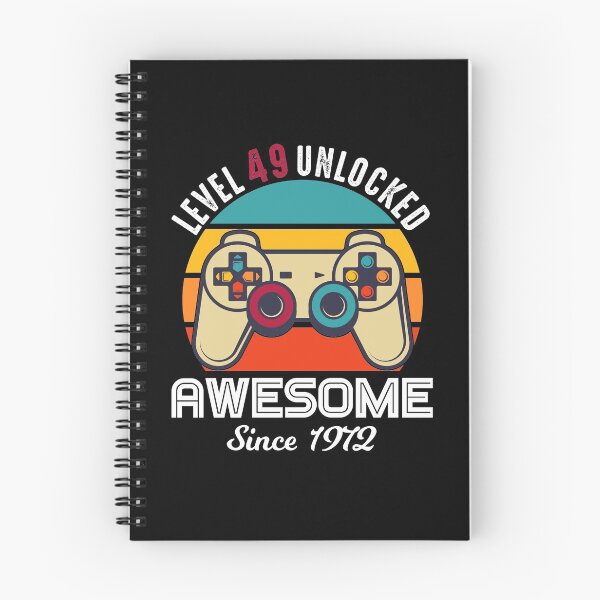 Item preview, Level 49 Unlocked Birthday Awesome Since 1972 designed and sold by RandomStuffShop.