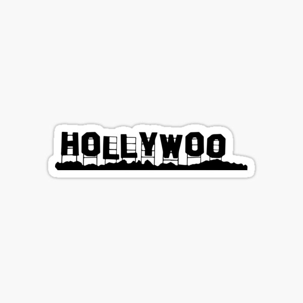 bojack horseman dark hollywoo sign Sticker