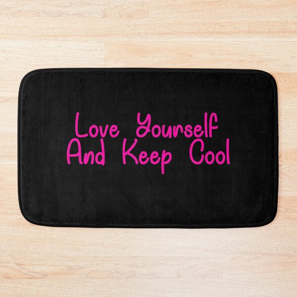 Item preview, Love yourself and keep cool, friends motivational quote designed and sold by chadtees.