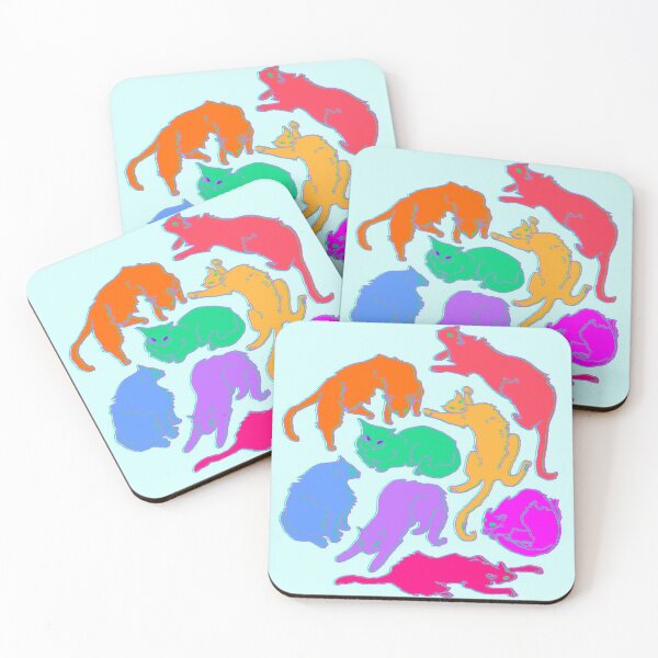 Item preview, Bundle of Cats - Rainbow designed and sold by Jacky K.